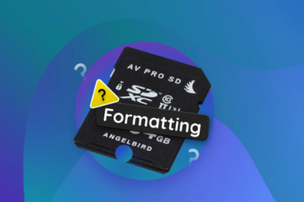 format an sd card before use​