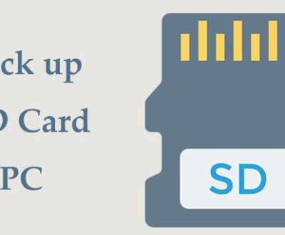 backup my SD card without a computer