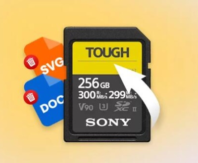 deleted files from sd card​