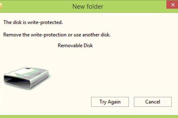 Remove write protection from hard disk