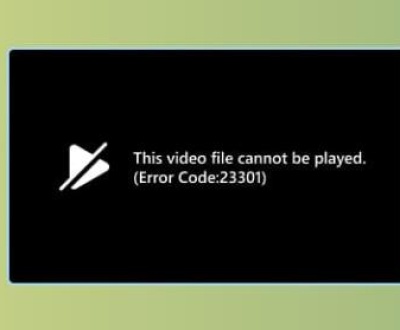 video file cannot be played error code 232011​