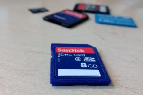 SD card for game camera