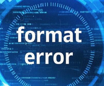 Error the given path's format