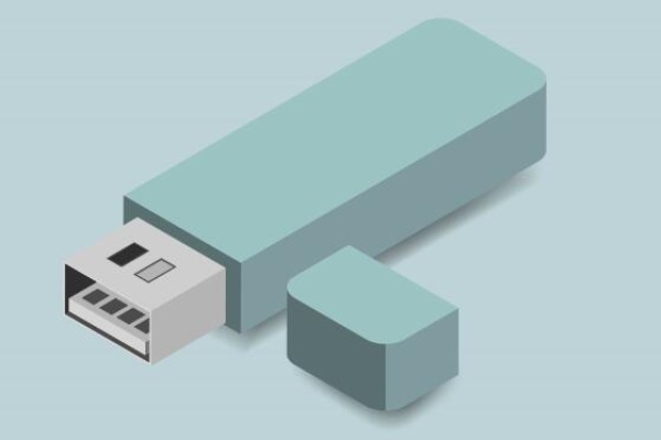 create a partition on usb flash drive